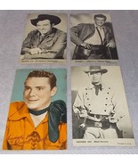 Vintage Cowboy Western Movie Star Paper Arcade Cards Lot of 4 - $189.11 MXN