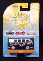 Jada Punch Buggy Slug Bug VW T1 van Dk Brown white flowers NEW - $6.95