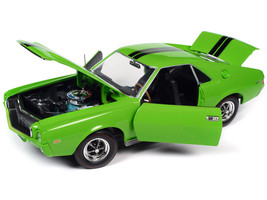 1969 AMC AMX Big Bad Lime Green w Black Stripes Muscle Car &amp; Corvette Nationals - £88.23 GBP