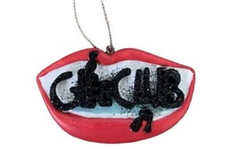 Glee Club Red Lips Ornament NWTs Retired  - £4.37 GBP