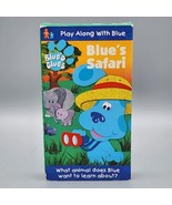 Blues Clues - Blues Safari VHS 2000 Nick Jr Nickelodeon Play Along With ... - €8,40 EUR