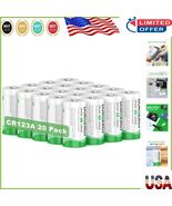 20-Pack 3V Lithium Batteries CR123A with 10 Years Shelf Life - Ultimate ... - $1,105.91 MXN