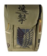 Backpack Attack on Titan Anime Khaki Travel Backpack Laptop School Bag - £26.58 GBP