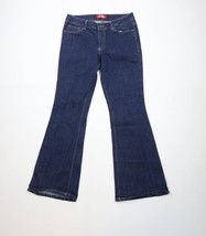 Vintage 90s Y2K Babydoll Womens 11 Faded Stretch Wide Leg Bell Bottoms J... - $69.25