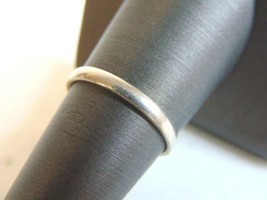 Womens Vintage Estate Sterling Silver Wedding Band Ring 1.5g E5632 - $24.75