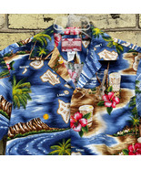 RJC Men&#39;s S Hawaiian Islands Shirt 100% Cotton Made In USA EUC - £19.04 GBP