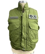 FPARxRICHARDSON Army Cotton Gilet Vest Removable Patches Unisex Size XS ... - $914.80 MXN