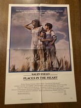 Places in the Heart 1984, Family/Thriller Original One Sheet Movie Poster  - £39.46 GBP
