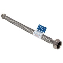 18 Inch Water Heater Connector, 3/4 Inch Fip X 1 Inch Fip, Flexible Corr... - $18.99