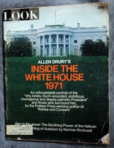 Look Magazine October 19, 1971 Allen Drury&#39;s Inside The White House 1971 - £1.39 GBP