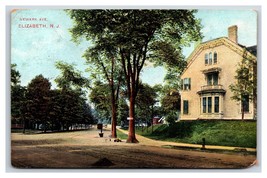 Newark Avenue Street View Elizabeth New Jersey NJ DB Postcard W11 - £2.92 GBP