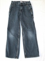 Oshkosh 12 Slim Jeans Medium Wash Adjustable Waist Boys Carpenter Loop 12S 24x24 - £7.60 GBP