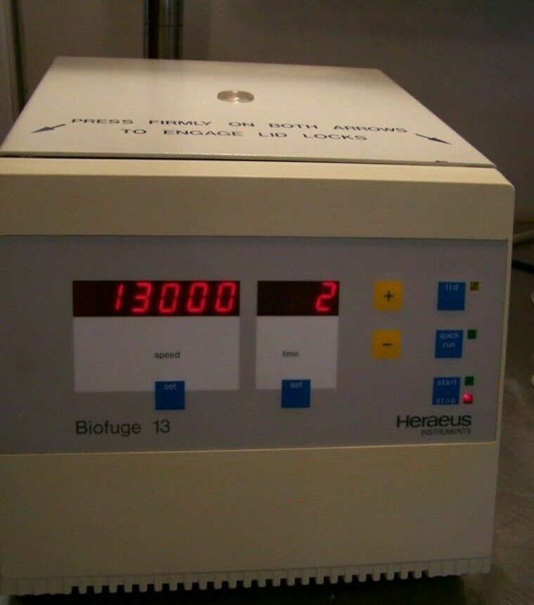 Heraeus Biofuge 13 Microcentrifuge 13,000 RPM Centrifuge - $391.05