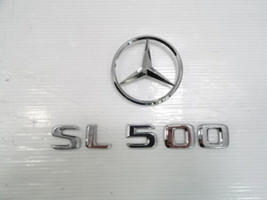 05 Mercedes R230 SL500 emblem set, trunk lid, SL500 - £14.63 GBP