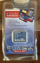 Viking Interworks COMPACT FLASH 32 MB Memory Card Sealed Package - $67.46