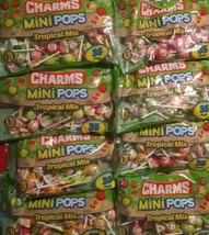 Charms Mini Pops - Tropical Mix 8 bags (280) - 35 ea. x 8 - £32.15 GBP