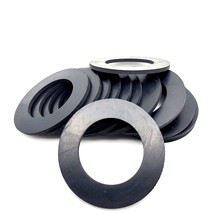 1 1/2&quot; ID Rubber Flat Washers 2 1/2&quot; OD Heavy Duty 1/8&quot; Thick XL Gasket ... - $13.36+