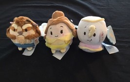 Disney Store Beauty &amp; the Beast Ufufy Plush Mini Toys Scented Lot of 3 N... - $17.81
