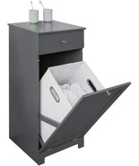 Haotian Bzr21-Dg, Grey Tilt-Out Laundry Sorter Cabinet,, 15.7&quot;X15&quot;X35.4&quot; - £102.68 GBP
