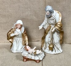 Retired Cracker Barrel Season Of Glory Nativity Set Baby Jesus Mary Joseph - $35.64