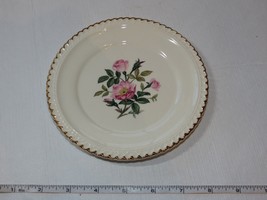 The Harker Pottery Co. Made in USA 22 KT Gold Trim 1 Bread Plate 6 1/4&quot; ~ - £10.11 GBP