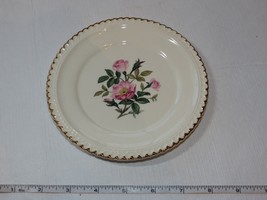 The Harker Pottery Co. Made in USA 22 KT Gold Trim 1 Bread Plate 6 1/4&quot; ~ - £9.94 GBP