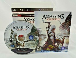 Ubisoft Assassins Creed III (Sony PlayStation 3, 2012) Gamestop Edition - $7.71