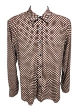 Construct Men&#39;s Casual Dress Shirt, Sz L Slim Fit, Lightweight, 4-Way St... - $23.76