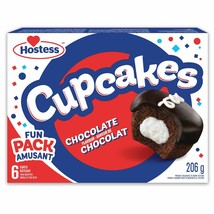4 Boxes (6 per box) of Hostess Cupcakes Chocolate Cake 206g each, Free S... - $35.80