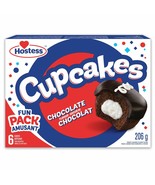 4 Boxes (6 per box) of Hostess Cupcakes Chocolate Cake 206g each, Free S... - £28.28 GBP