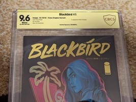 Blackbird #1 2018 Fiona Staples Variant Cover Image CGC 9.6 Signed By Je... - £160.82 GBP