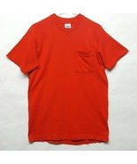 Vtg BVD Pocket T Shirt Made In USA Red Size Medium M - £18.23 GBP