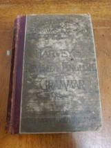 Harvey&#39;s Revised English Grammar 1878 Vintage Language Course Hardcover ... - $8.56