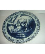 Boch Belgium Large Lady Reading Charger Plate         RIA - £36.08 GBP