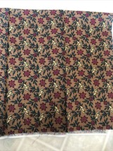 Snow Country brown Teal red Floral Print Fat Quarter RJR FABRICS Thimbleberries - £9.64 GBP