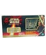 Star Wars Exclusive Pewter Figures w/Card Game 1 Clash of The Light Sabers - $25.69