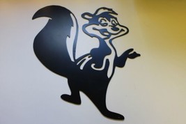 Pepe Le Pew - Metal Wall Art - Black 11.5&quot; x 11.5&quot; - $23.73