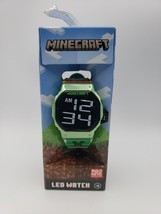 New Minecraft  Mojang Digital LED Kids Children WristWatch NIB - £11.86 GBP