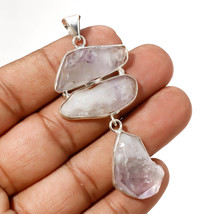 African Amethyst Rough Gemstone Handmade Fashion Pendant Jewelry 2.70&quot; SA 9905 - £4.78 GBP