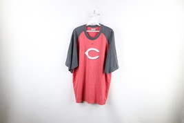 Vtg Nike Mens Large Travis Scott Center Swoosh Cincinnati Reds Baseball T-Shirt - £35.01 GBP
