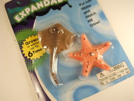 Expandable Stingray Starfish MAGIC GROW TOY WATCH IT GROW 600% Larger New - $7.91