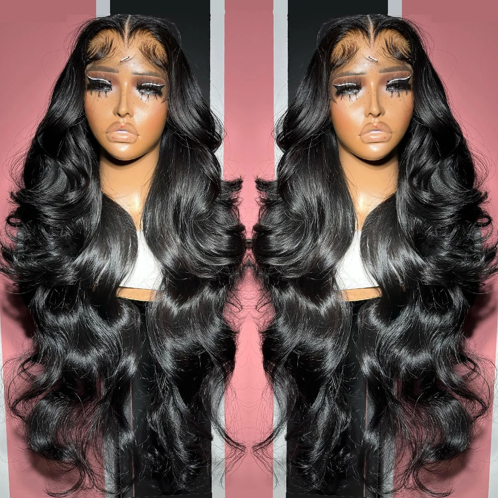 Body Wave Lace Front Wigs Human Hair 13x4 13x6 Transparent Lace Frontal Wig 1 - £48.95 GBP+