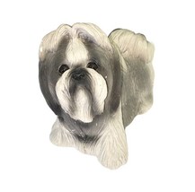 Vintage Classic Critters UDC Shih-Tzu Dog Figurine Signed Stamped On Bottom - £10.34 GBP