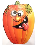 Beistle Halloween Jack O Lantern Wall Decor Double Sided Pumpkin Hang Ki... - $10.00