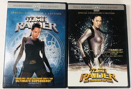 Lara Croft Tomb Raider &amp; The Cradle of Life DVD Lot Widescreen Collector Edition - £3.90 GBP