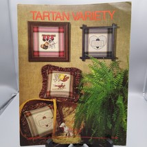 Vintage Cross Stitch Patterns, Tartan Variety, 1985 Stoney Creek Collection Leaf - $7.85