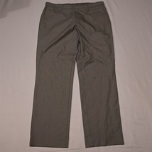 Banana Republic 35 x 32 Gray Woven Non Iron Slim Fit Dress Pants - £23.91 GBP