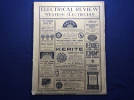 RARE Electrical Review &amp; Western Electrician Magazine 11/21/1908 ILLUSTR... - $1,884.53 MXN