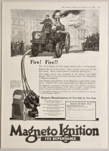 1921 Print Ad Magneto Ignition Fire Engine Races to Fire Firemen New York,NY - £16.93 GBP