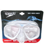 New Speedo Adult Adventure Dive Mask - White/Clear - $18.99